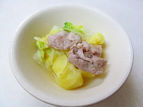 ＊豚肉とじゃが芋の中華風煮物＊